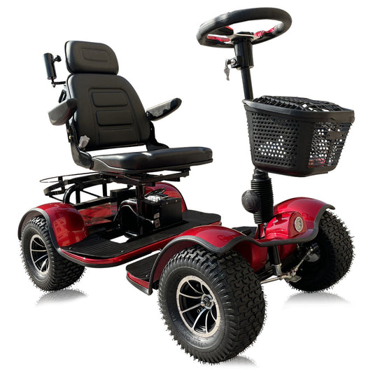 Powercruise GF04-23 Electric Golf Buggy with Steering wheel -  Standard Batteries